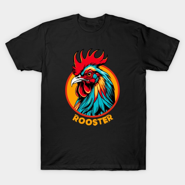 Rooster T-Shirt by artslave